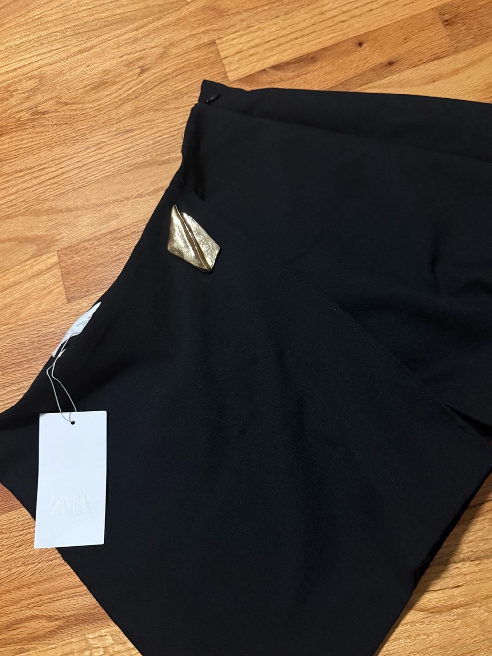 Black Women's High-Waist Skort